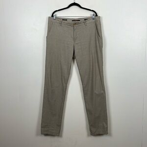 Alberto Regular Fit Cotton Mens 36x34 Gray 4 Pocket Relaxed Fit Casual Pants